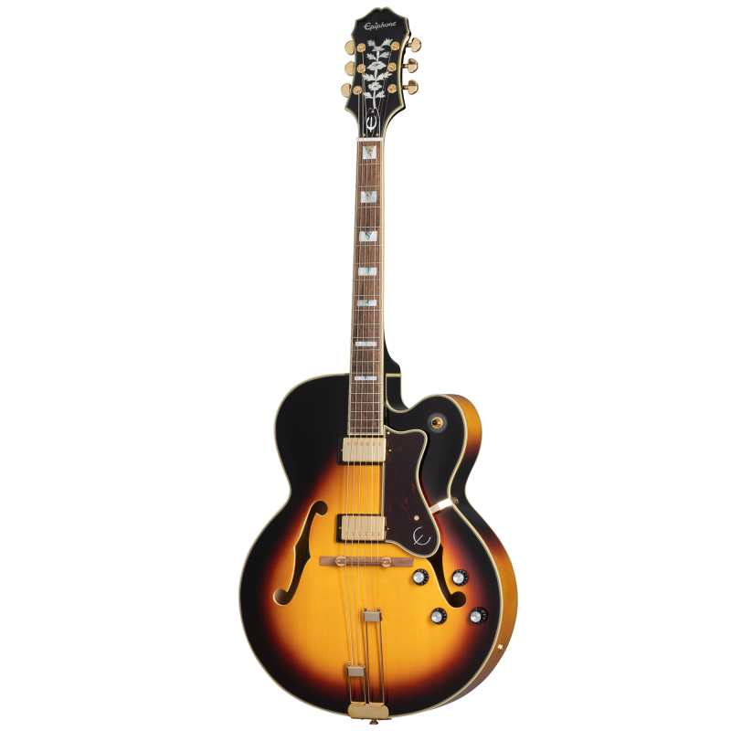 Epiphone Broadway, Vintage Sunburst (EOBDWVSGH1) - Image 7