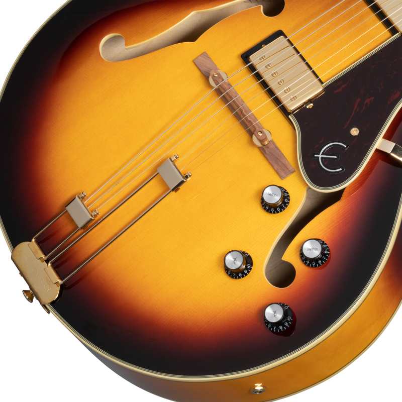 Epiphone Broadway, Vintage Sunburst (EOBDWVSGH1) - Image 3