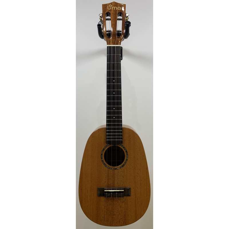 Uma UK20 SCP Solid Mahogany Pineapple Concert Ukulele With Bag - Image 2