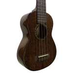 UMA UK20SS BK Solid Mahogany Soprano Ukulele With Bag