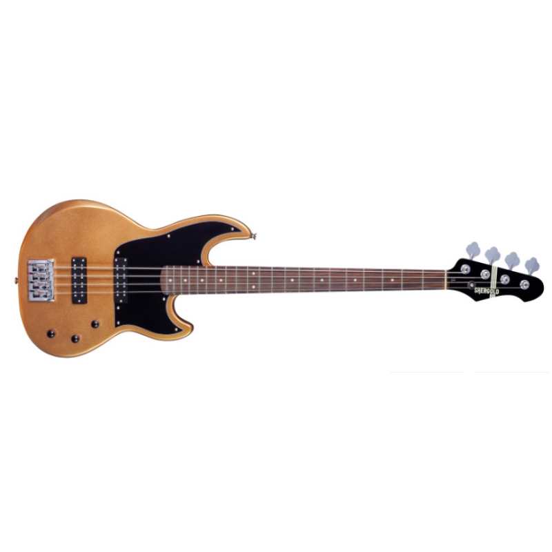 Shergold Libertine Bass Standard Bass SBL15, Metallic Gold - Image 3