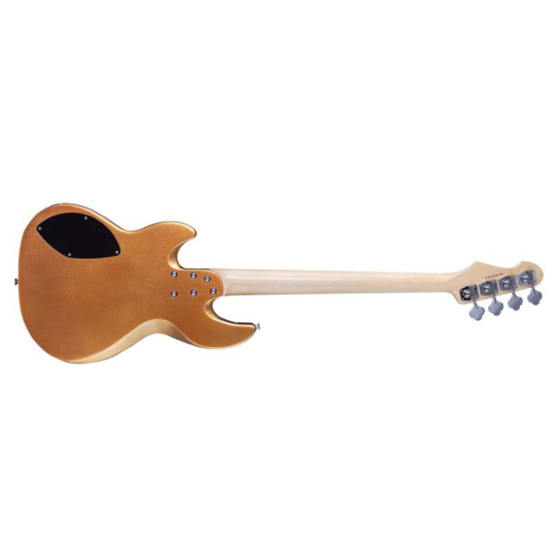 Shergold Libertine Bass Standard Bass SBL15, Metallic Gold - Image 2