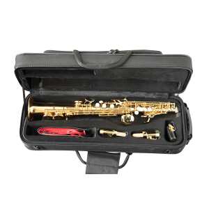Trevor James 'The Horn' Soprano Sax Outfit 2 Piece - Gold Lacquer (3630G)