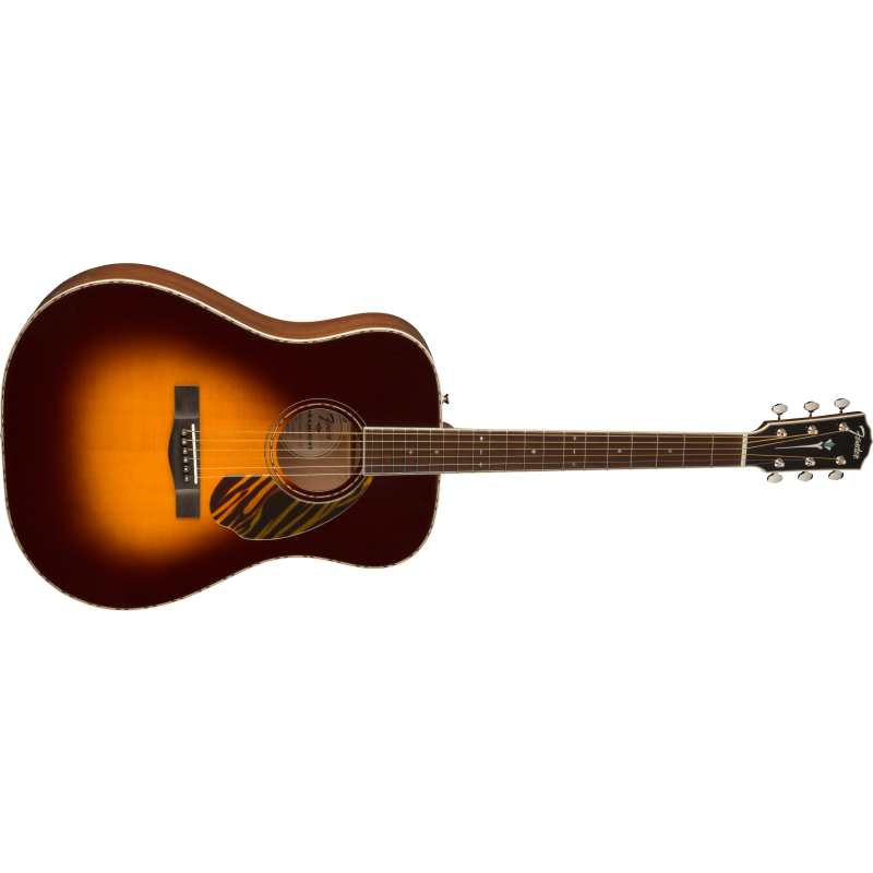 Fender PD-220E Dreadnought, 3-Color Vintage Sunburst (0970310303) PD220E - Image 2