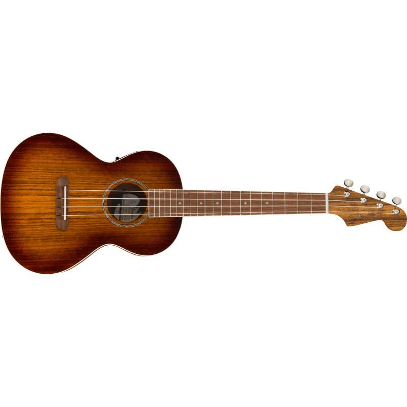 Fender Rincon Tenor Ukulele, Aged Cognac Burst (0970452137) - Image 3