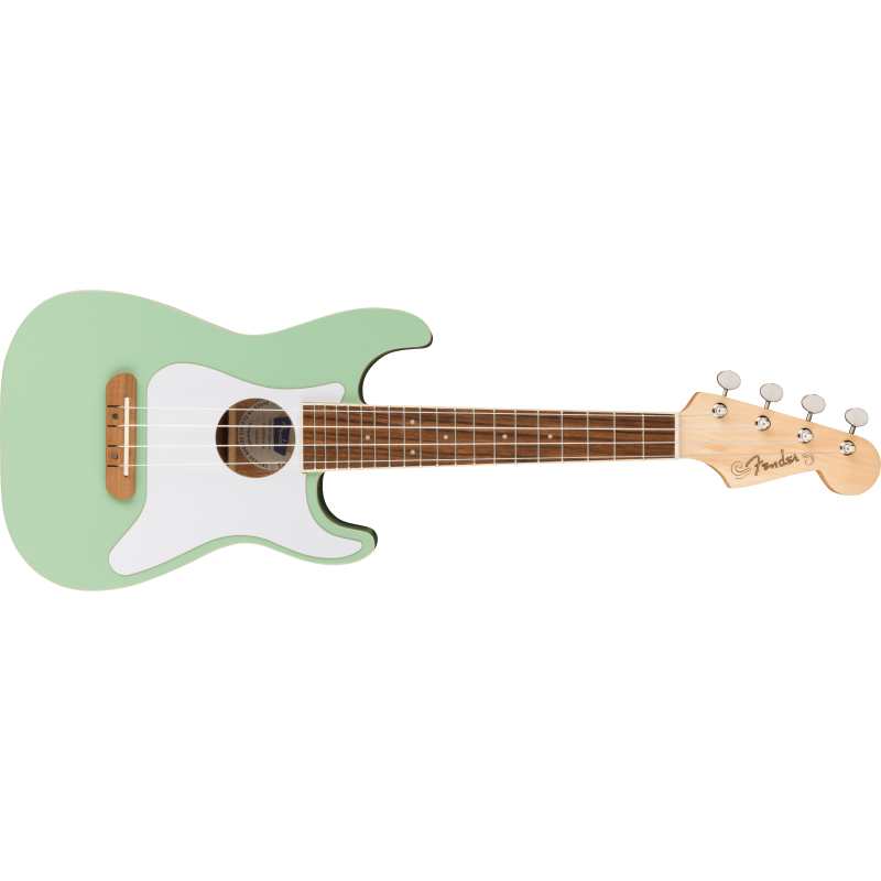 Fender Fullerton Strat Uke, Surf Green (0970523557) - Image 4