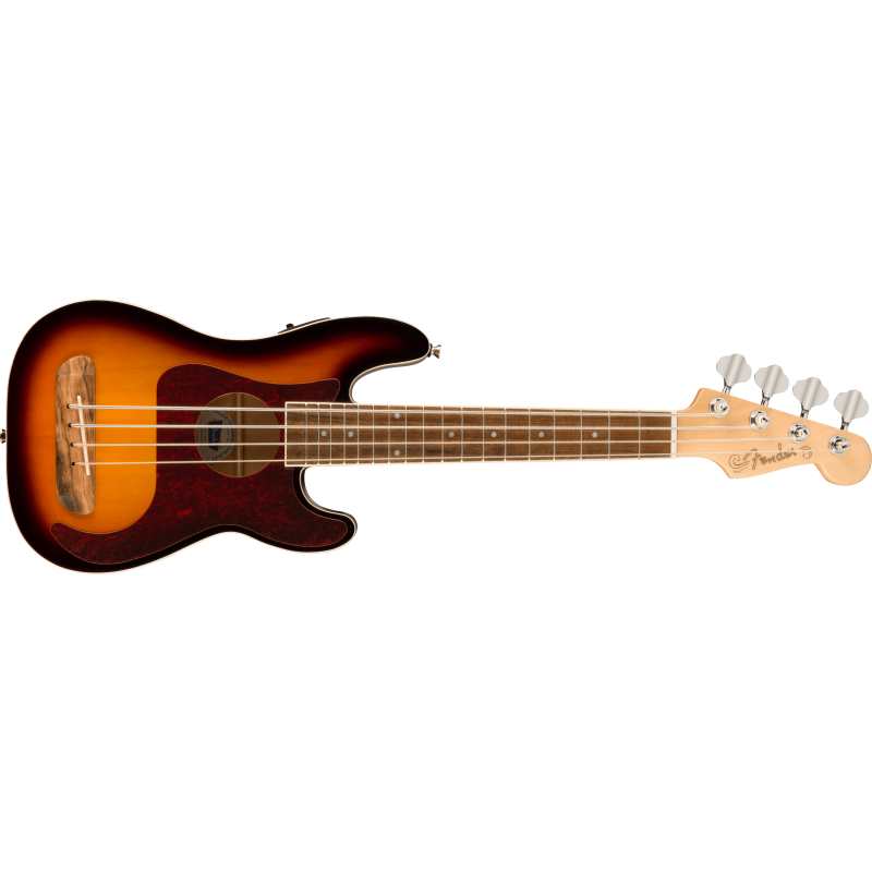 Fender Fullerton Precision Bass Uke, 3-Colour Sunburst (0970583500) - Image 2