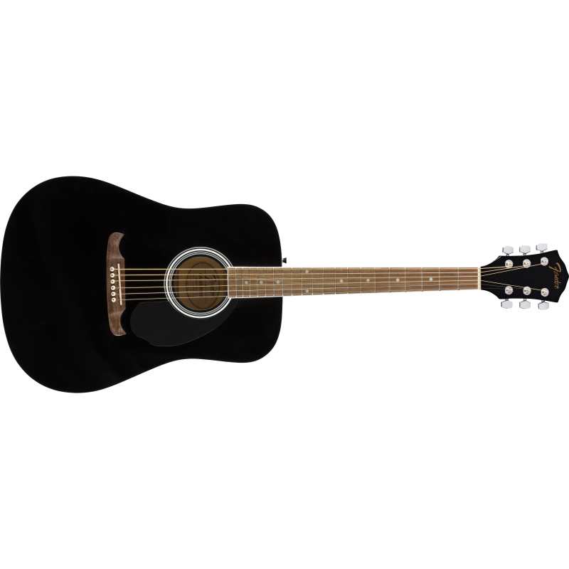 Fender FA-125 Acoustic Dreadnought, Black (0971210706) FA125 - Image 5