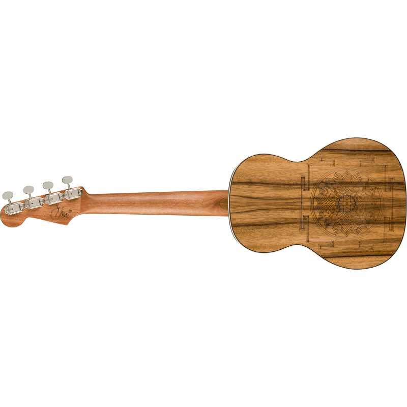 Fender Dhani Harrison Uke, Turquoise 0971752197 (Dani) - Image 6