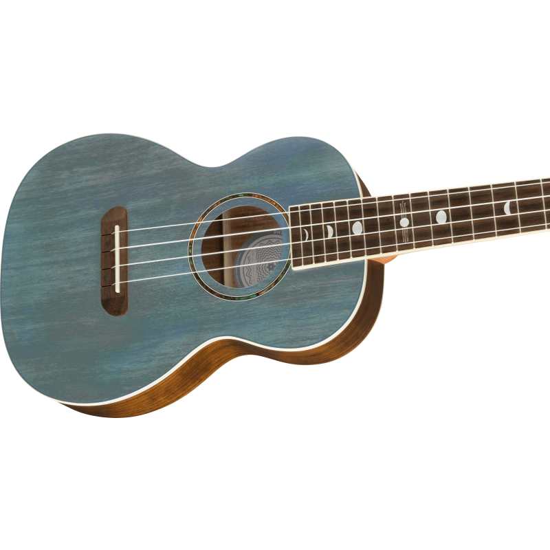 Fender Dhani Harrison Uke, Turquoise 0971752197 (Dani) - Image 8