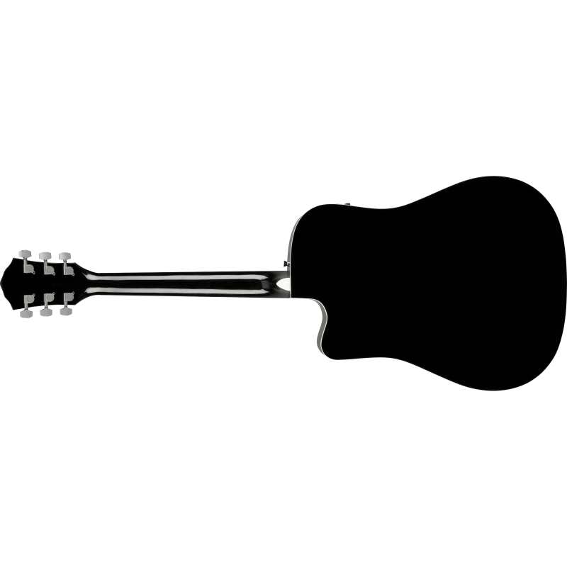 Fender FA-125CE Electro-Acoustic Dreadnought, Black (0972713506) FA125CE - Image 2