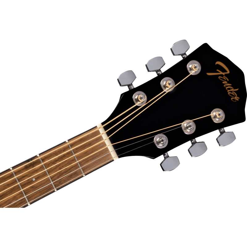 Fender FA-125CE Electro-Acoustic Dreadnought, Black (0972713506) FA125CE - Image 7