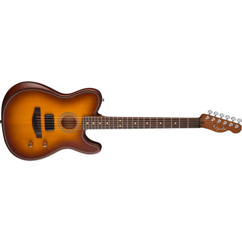 Fender Acoustasonic Standard Telecaster, Honey Burst, 0973113542 - Image 6