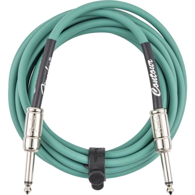 Fender Contour 10' Cable, Sherwood Green (0990571146) - Image 2