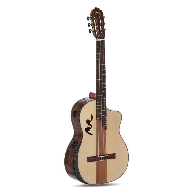 Manuel Rodriguez Café Cortado E-Acoustic Classical Guitar Santos Rosewood (501462) - Image 2