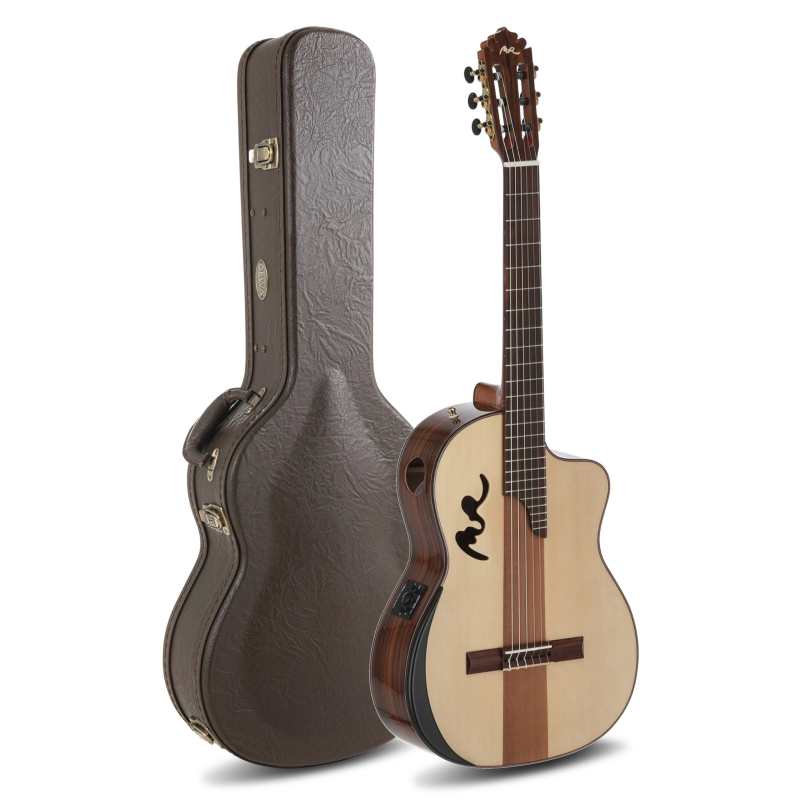 Manuel Rodriguez Café Cortado E-Acoustic Classical Guitar Santos Rosewood (501462) - Image 9