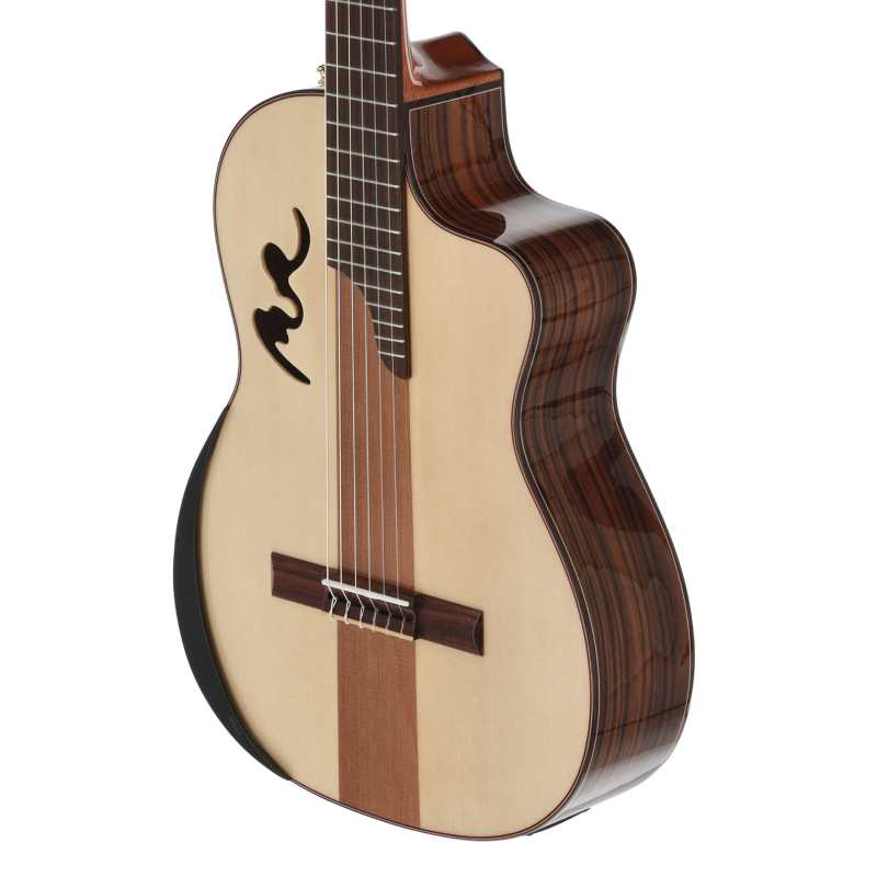 Manuel Rodriguez Café Cortado E-Acoustic Classical Guitar Santos Rosewood (501462) - Image 7