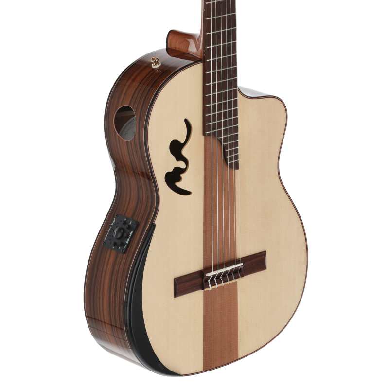 Manuel Rodriguez Café Cortado E-Acoustic Classical Guitar Santos Rosewood (501462) - Image 8