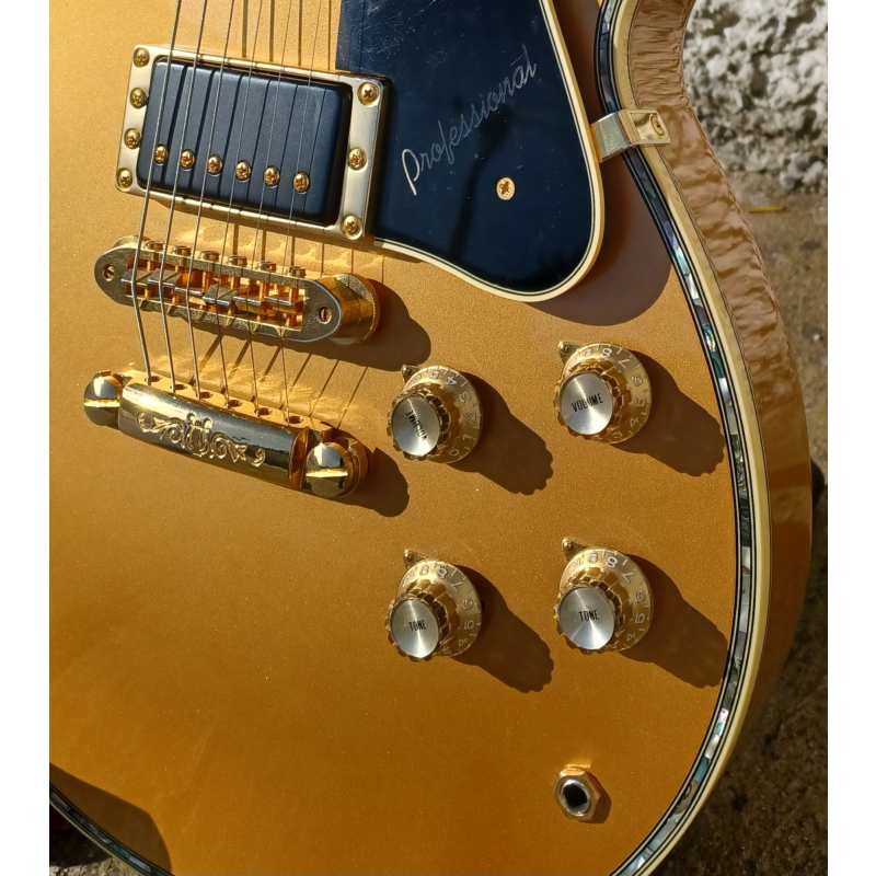 Yamaha SG3000 Custom, Gold Metalflake, Secondhand, Circa 2009 - Image 11