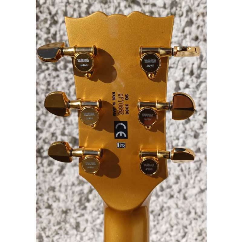 Yamaha SG3000 Custom, Gold Metalflake, Secondhand, Circa 2009 - Image 16