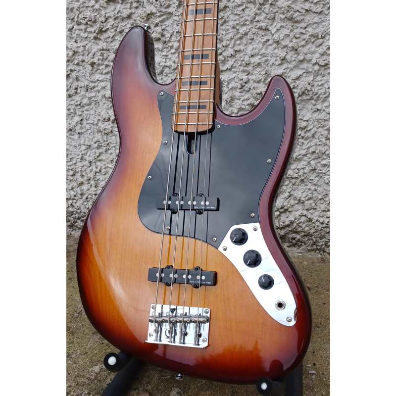 Sire Marcus Miller V5 Version 2 4 String Bass, Tobacco Sunburst, Secondhand - Image 11