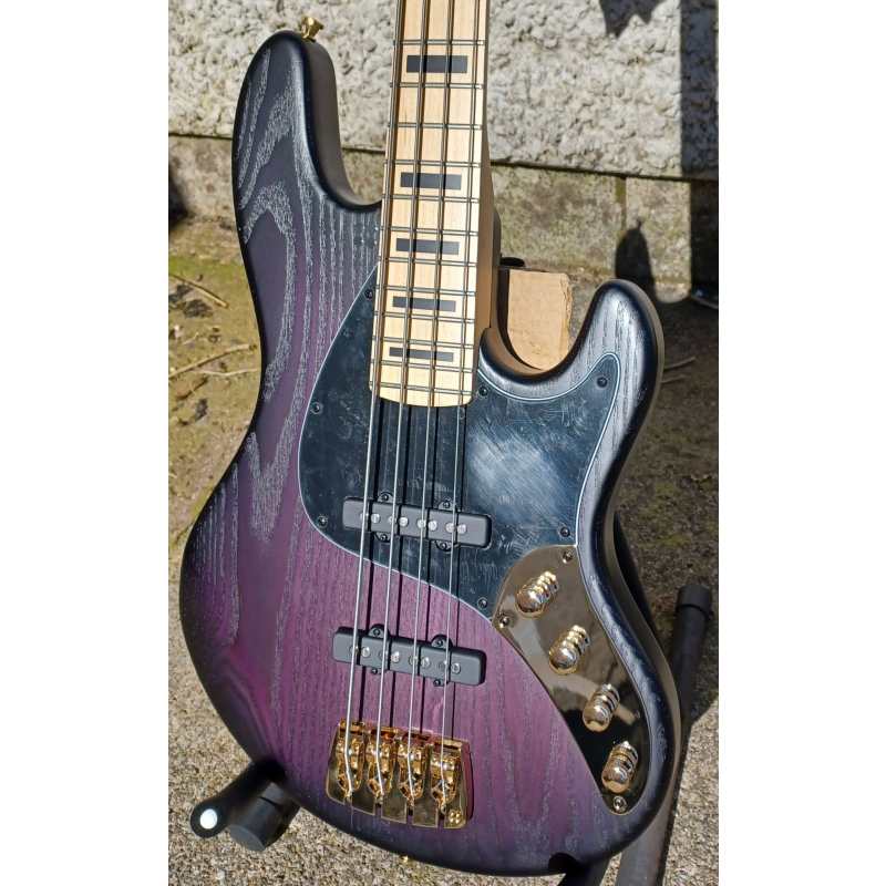 Sandberg California STT 4 String Bass, Violet Burst - Image 9