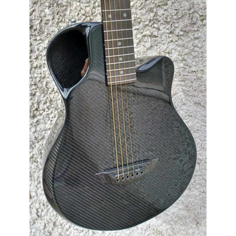 Emerald Guitars X7 Carbon Parlor Guitar - Image 3