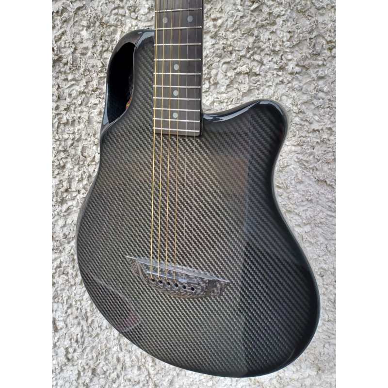 Emerald Guitars X7 Carbon Parlor Guitar - Image 4