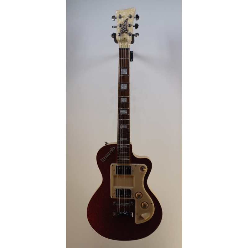 Italia Maranello Classic Electric Guitar, Red Sparkle, Secondhand - Image 7