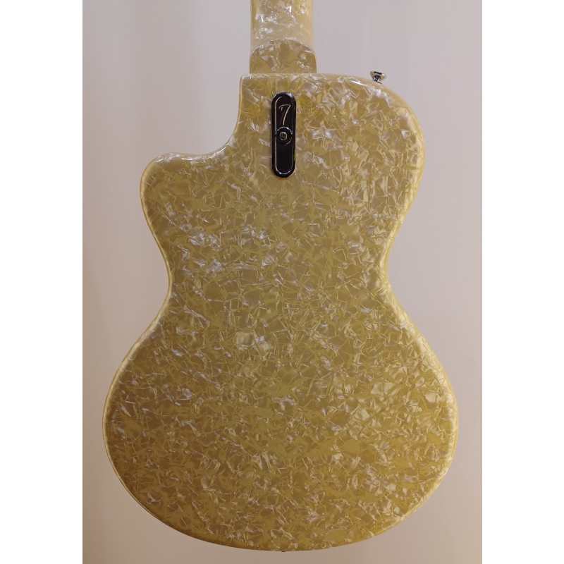 Italia Maranello Classic Electric Guitar, Red Sparkle, Secondhand - Image 15