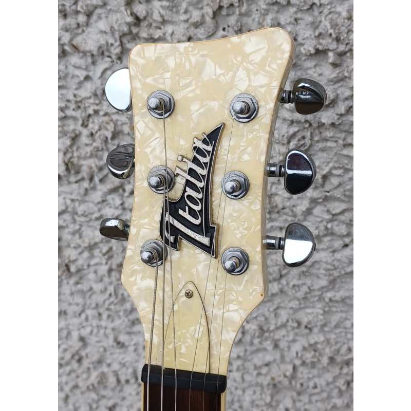Italia Maranello Classic Electric Guitar, Red Sparkle, Secondhand - Image 21