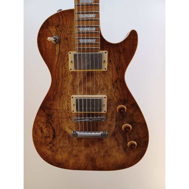 Cream T Custom Shop Aurora Spalted Top, Whiskerburst - Image 14