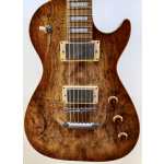 Cream T Custom Shop Aurora Spalted Top, Whiskerburst