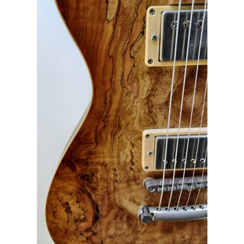 Cream T Custom Shop Aurora Spalted Top, Whiskerburst - Image 12