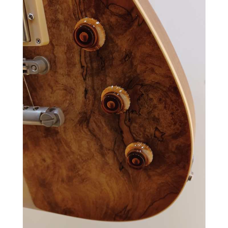 Cream T Custom Shop Aurora Spalted Top, Whiskerburst - Image 10