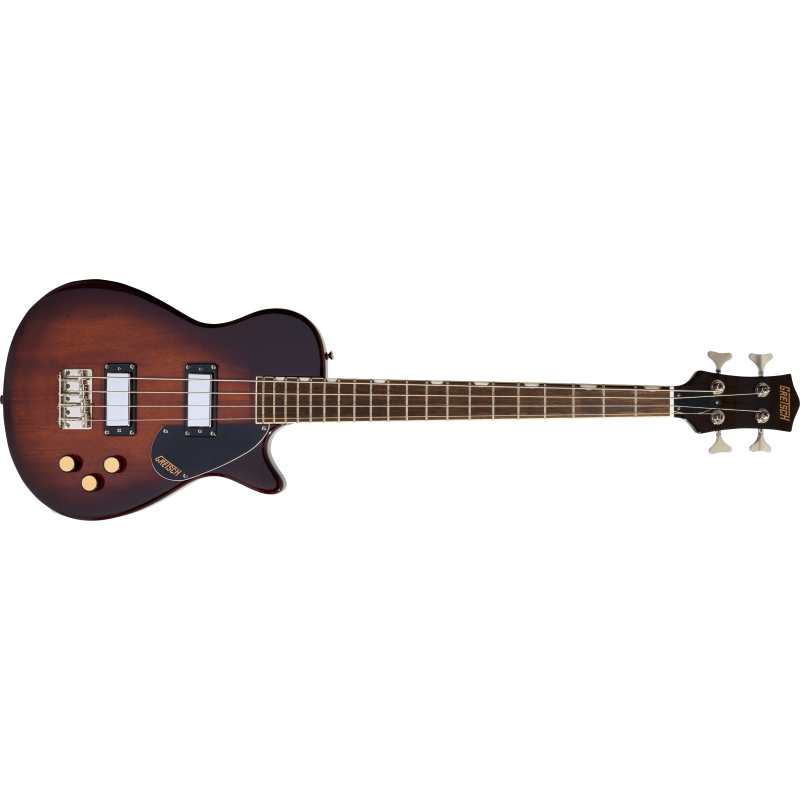 Gretsch Streamliner Jet Club Bass Single-Cut, Havana Burst 2814304531 - Image 2
