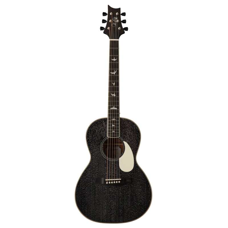 PRS SE P20E Parlour-sized Electro-Acoustic Guitar, Black Dog Hair - Image 4