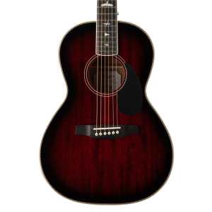 PRS SE P20E Parlour-sized Electro-Acoustic Guitar, Fire Red Burst