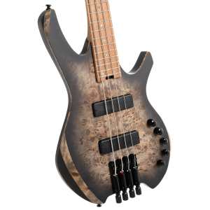 Cort Space Headless Bass, 4-String Bass, Star Dust Black