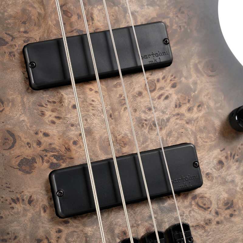 Cort Space Headless Bass, 4-String Bass, Star Dust Black - Image 2