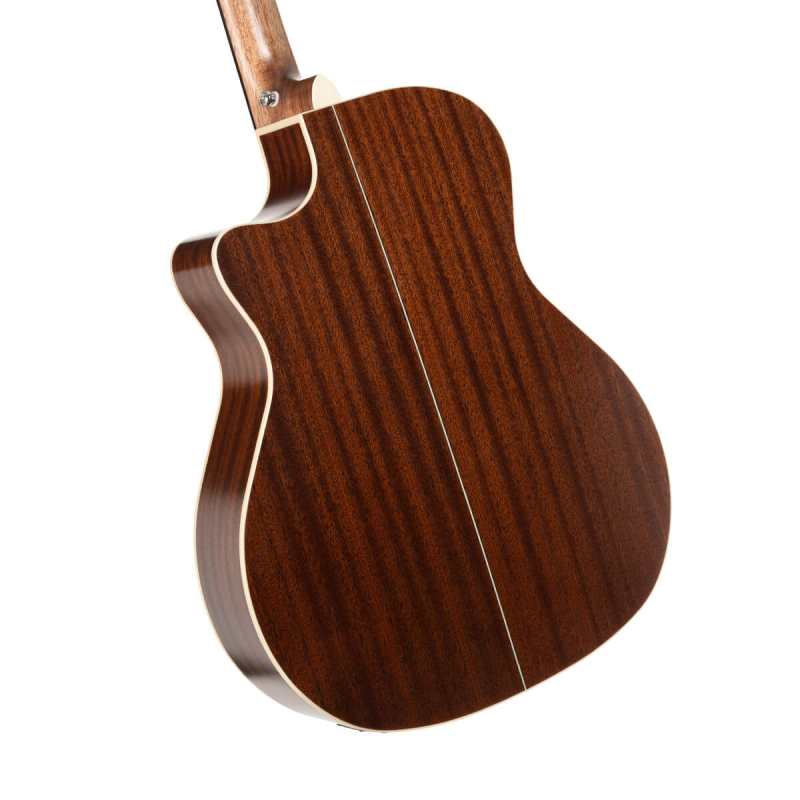 Cort Essence GA4 Black Top Semi Gloss Electro Acoustic Guitar - Image 2