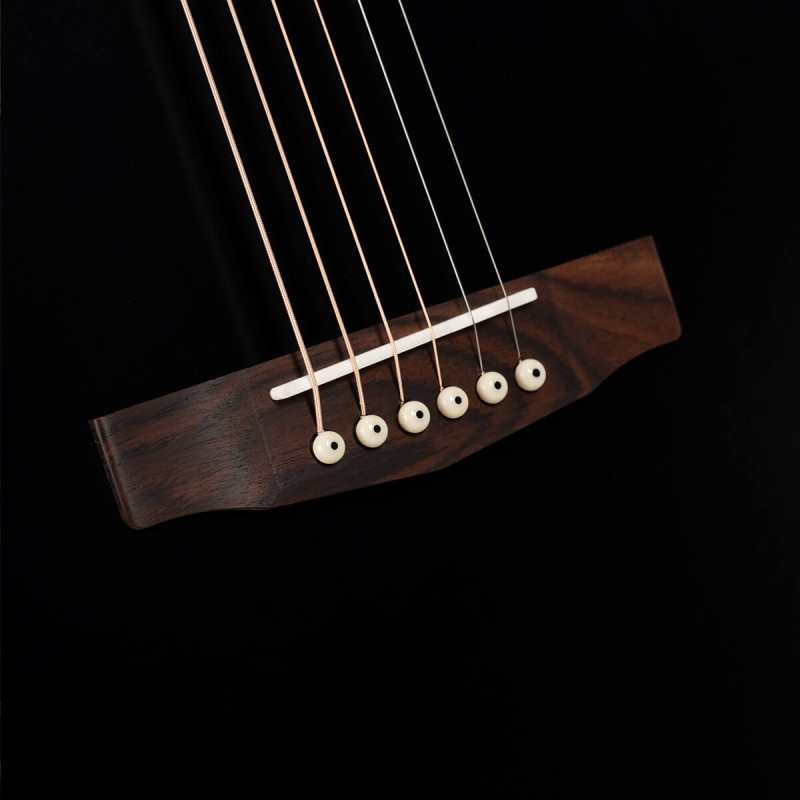 Cort Essence GA4 Black Top Semi Gloss Electro Acoustic Guitar - Image 3