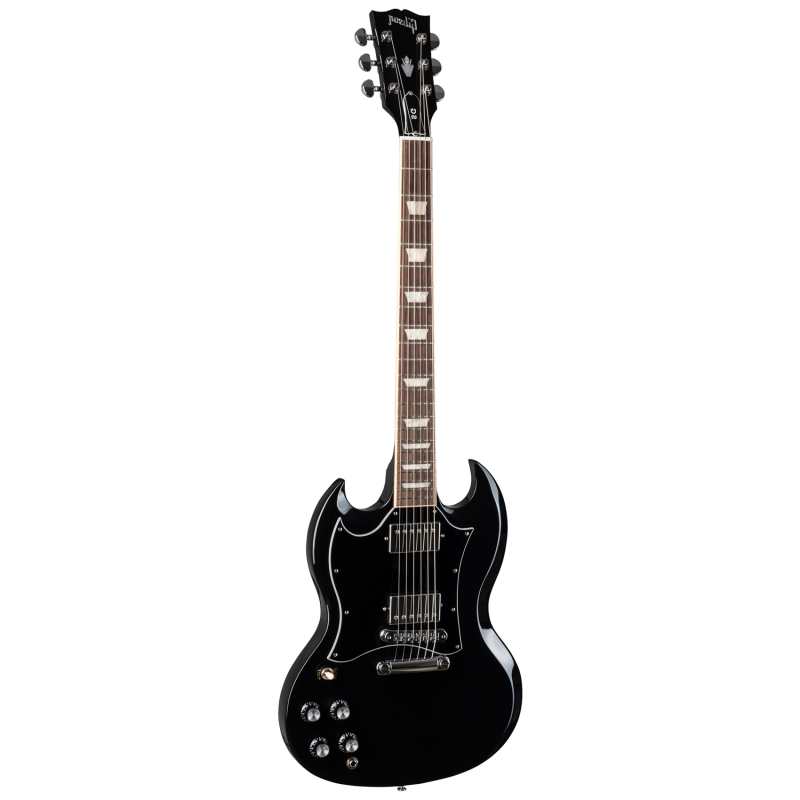 Gibson SG Standard in Ebony with Gigbag (SGS00LEBCH1) Lefthanded - Image 3