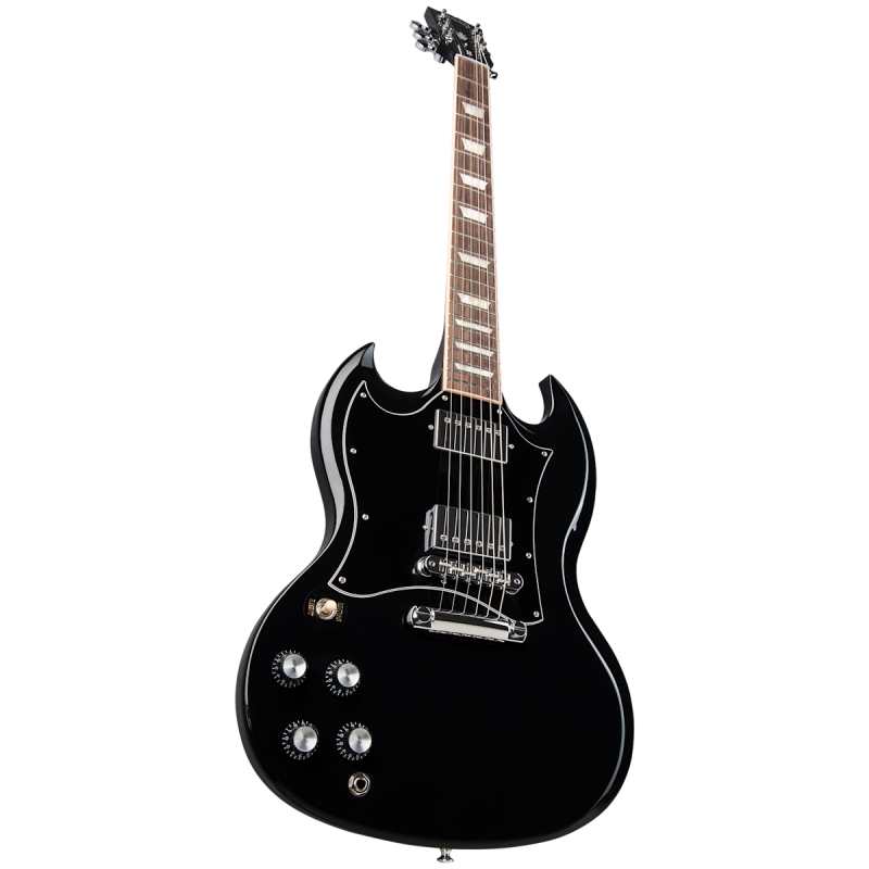Gibson SG Standard in Ebony with Gigbag (SGS00LEBCH1) Lefthanded - Image 4