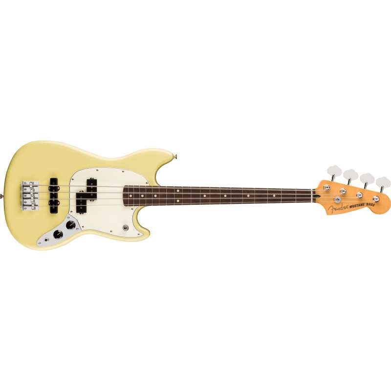 Fender Player II Mustang Bass PJ, Hialeah Yellow (0140490561) - Image 2