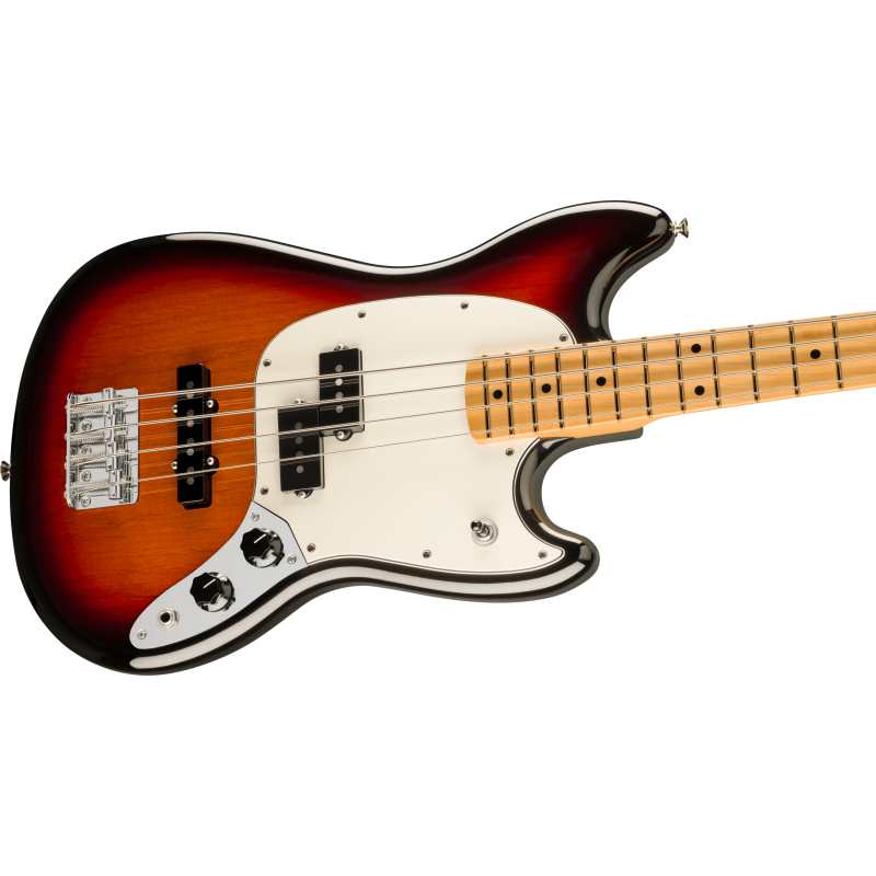 Fender Player II Mustang Bass PJ, 3-Colour Sunburst (0140492500) - Image 3