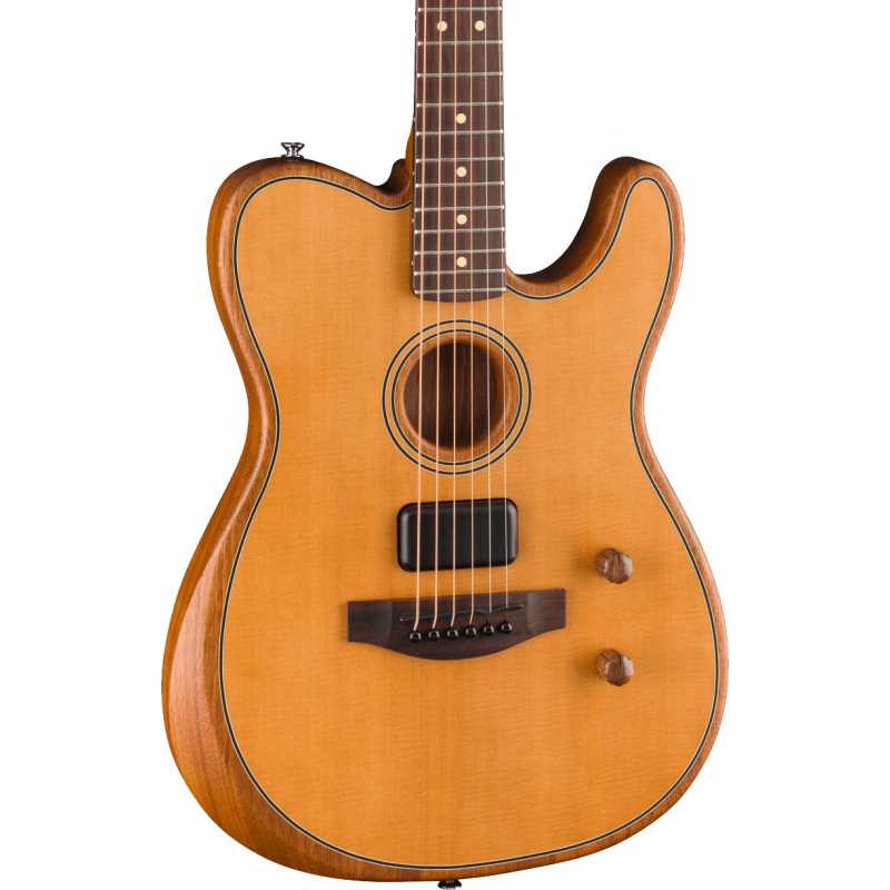 Fender Acoustasonic Standard Telecaster, Aged Natural, 0973113534