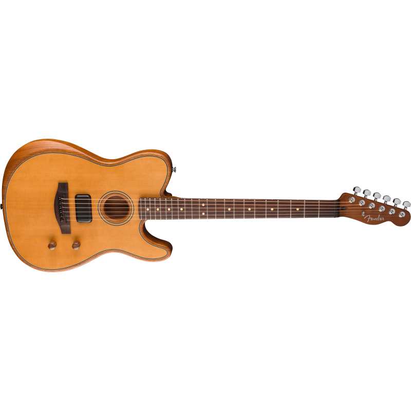 Fender Acoustasonic Standard Telecaster, Aged Natural, 0973113534 - Image 2
