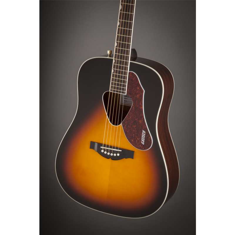 Fender G5024E Rancher Dreadnought Electro-Acoustic Guitar, Sunburst (2714035500) - Image 3