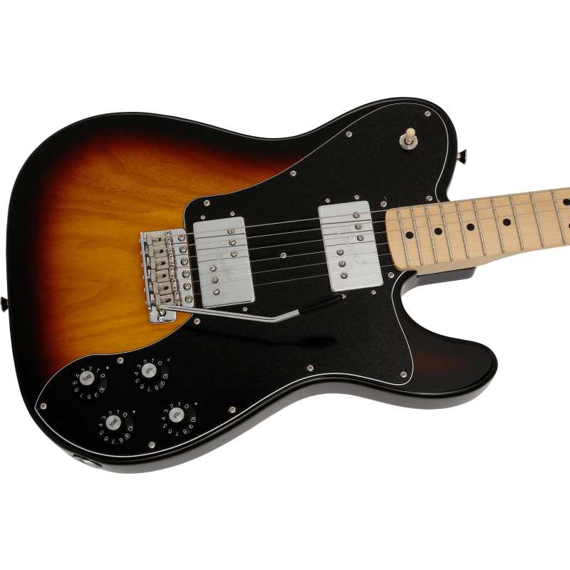 Fender Made in Japan 70s Telecaster Deluxe with Tremolo, Sunburst, Secondhand inc Case - Image 4
